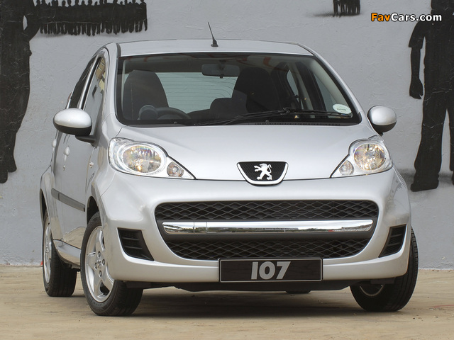 Pictures of Peugeot 107 5-door ZA-spec 2010–12 (640 x 480)