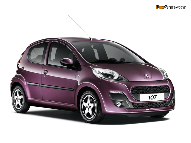 Peugeot 107 5-door 2012 wallpapers (640 x 480)