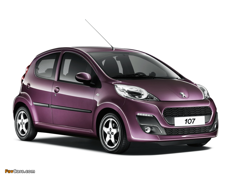 Peugeot 107 5-door 2012 wallpapers (800 x 600)