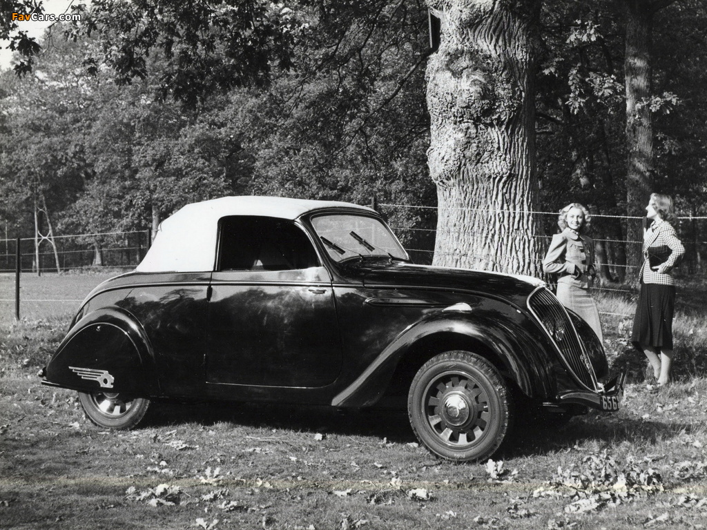 Peugeot 202 Cabriolet D2 1938–49 wallpapers (1024 x 768)