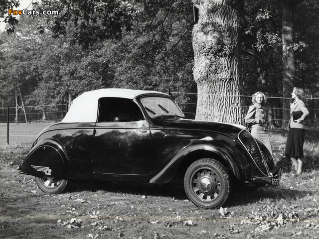 Peugeot 202 Cabriolet D2 1938–49 wallpapers (640 x 480)