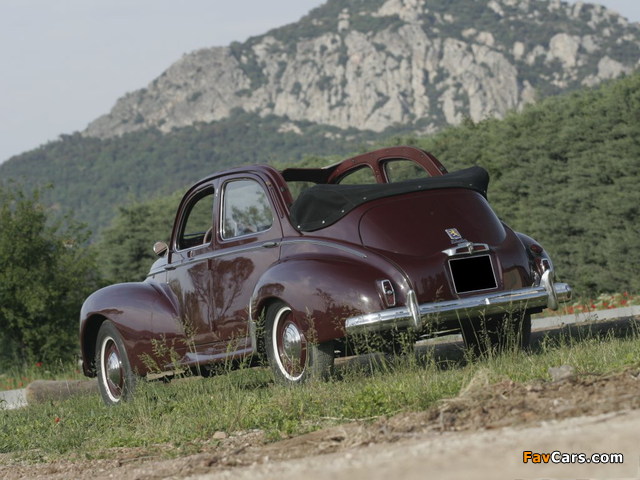 Images of Peugeot 203 Decouvrable 1951 (640 x 480)