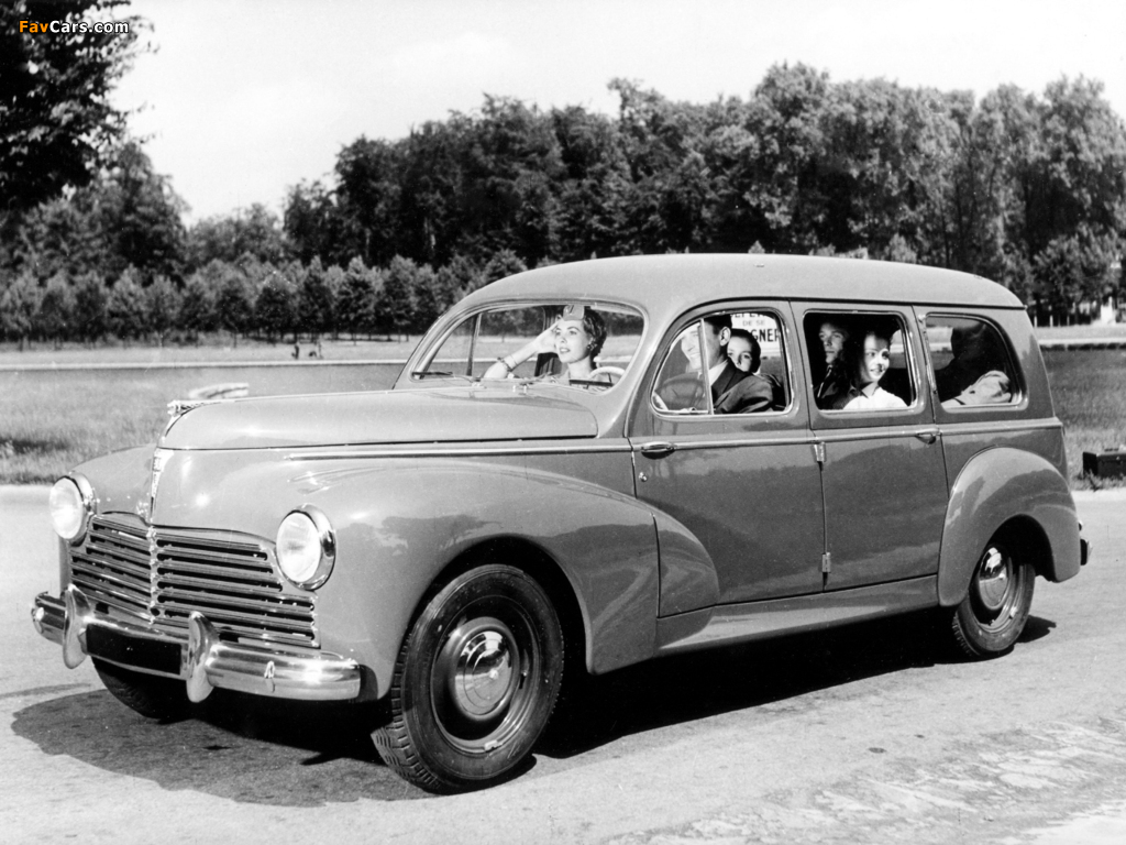 Peugeot 203 Familliale 1950–54 images (1024 x 768)