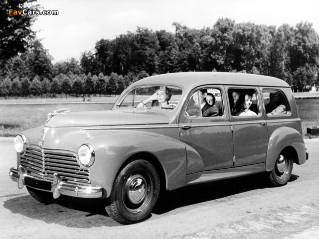 Peugeot 203 Familliale 1950–54 images (640 x 480)