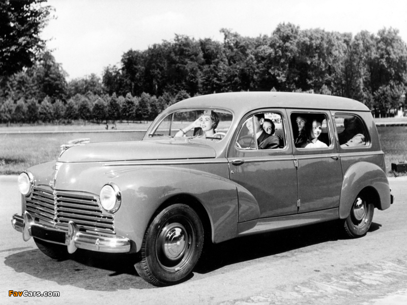 Peugeot 203 Familliale 1950–54 images (800 x 600)