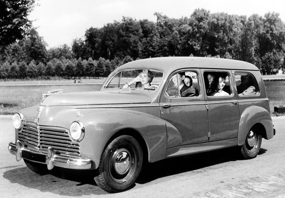 Peugeot 203 Familliale 1950–54 images
