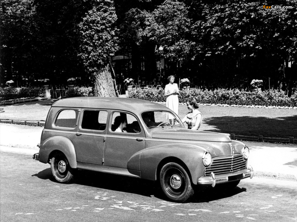 Peugeot 203 Familliale 1950–54 photos (1024 x 768)
