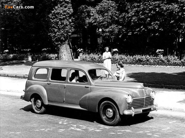 Peugeot 203 Familliale 1950–54 photos (640 x 480)