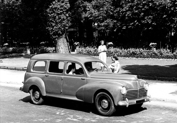 Peugeot 203 Familliale 1950–54 photos