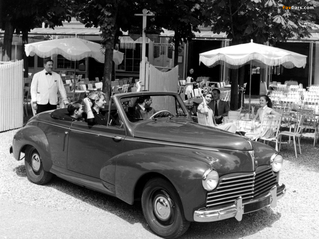 Peugeot 203 Cabrio 1951–56 pictures (1024 x 768)