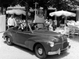 Peugeot 203 Cabrio 1951–56 pictures