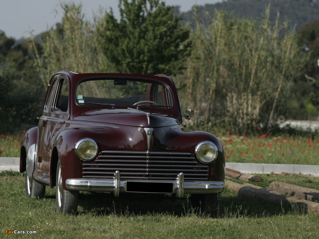 Peugeot 203 Decouvrable 1951 wallpapers (1024 x 768)