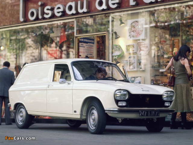 Peugeot 204 Fourgonnette 1966–76 pictures (640 x 480)