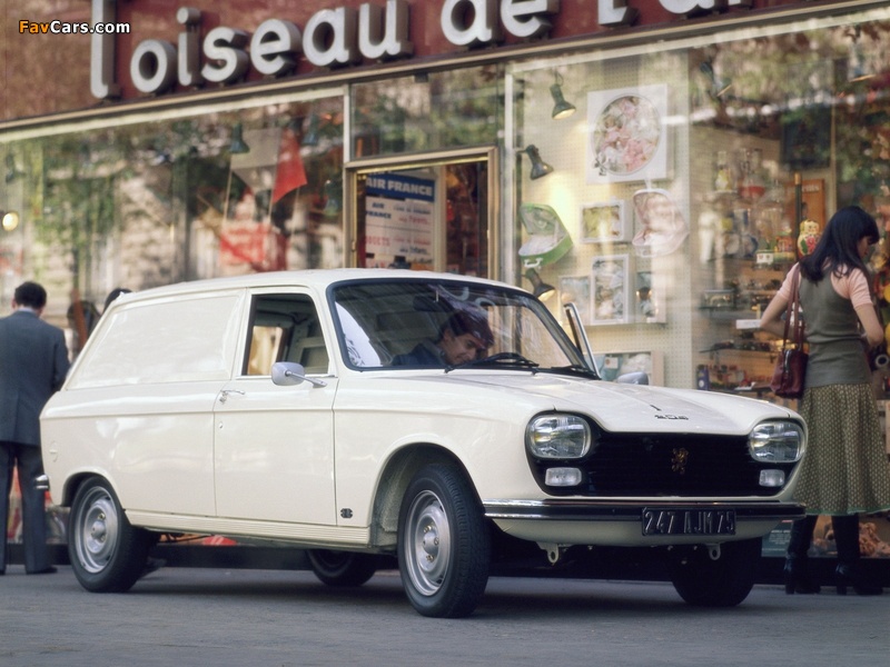 Peugeot 204 Fourgonnette 1966–76 pictures (800 x 600)
