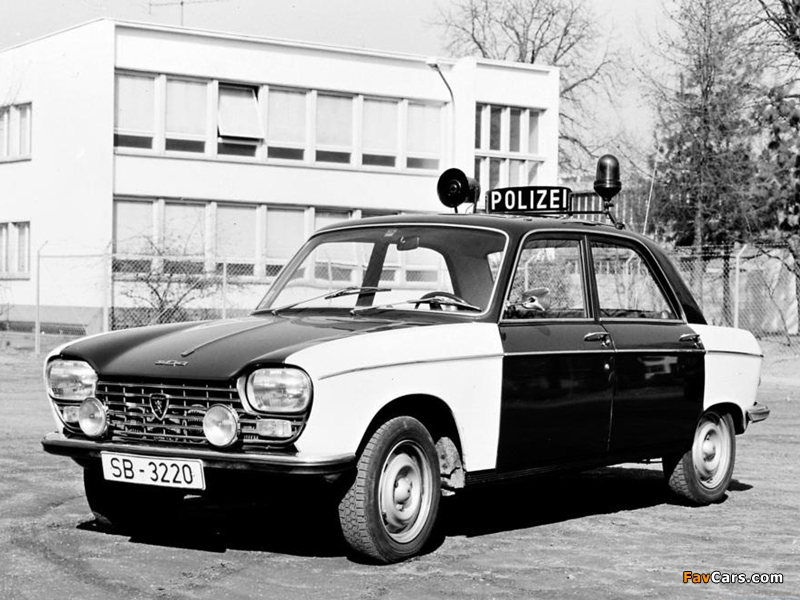 Peugeot 204 Polizei photos (800 x 600)