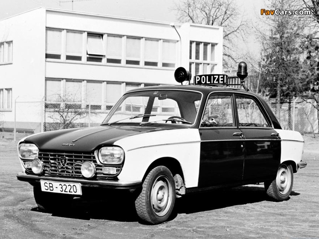 Peugeot 204 Polizei photos (640 x 480)