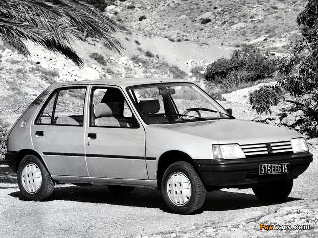 Images of Peugeot 205 5-door 1983–98 (640 x 480)