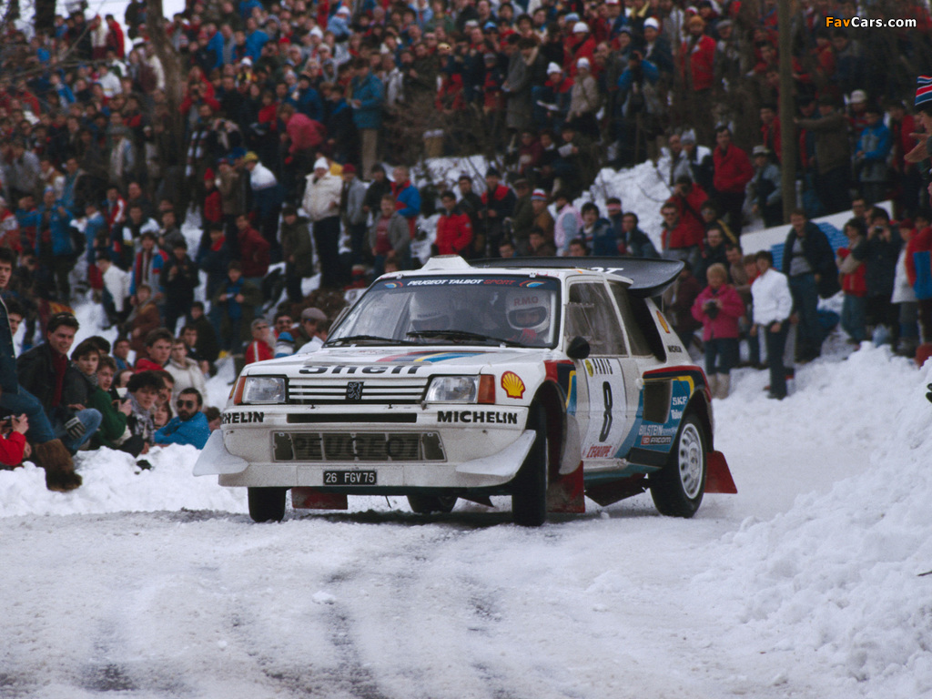 Images of Peugeot 205 T16 Rally Car 1984–86 (1024 x 768)