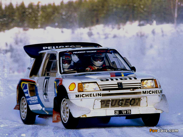 Images of Peugeot 205 T16 Rally Car 1984–85 (640 x 480)