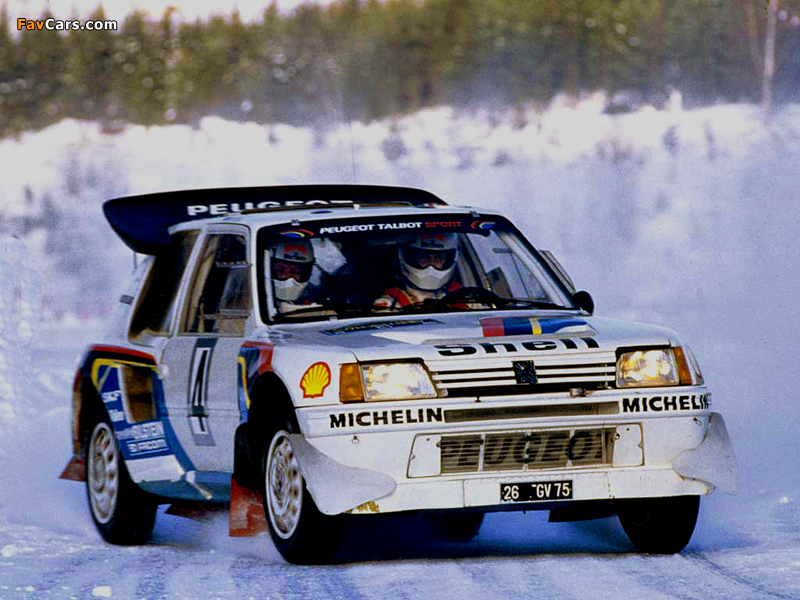 Images of Peugeot 205 T16 Rally Car 1984–85 (800 x 600)
