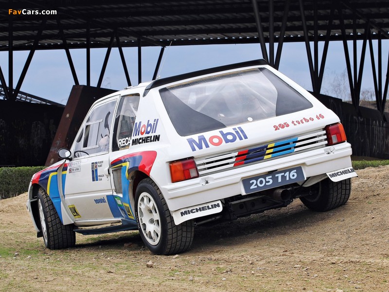 Images of Peugeot 205 T16 Rally Car 1984–85 (800 x 600)