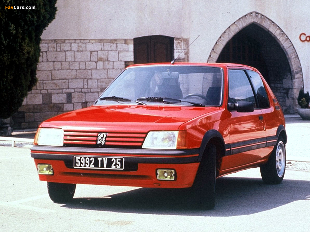 Images of Peugeot 205 GTi 1984–94 (1024 x 768)