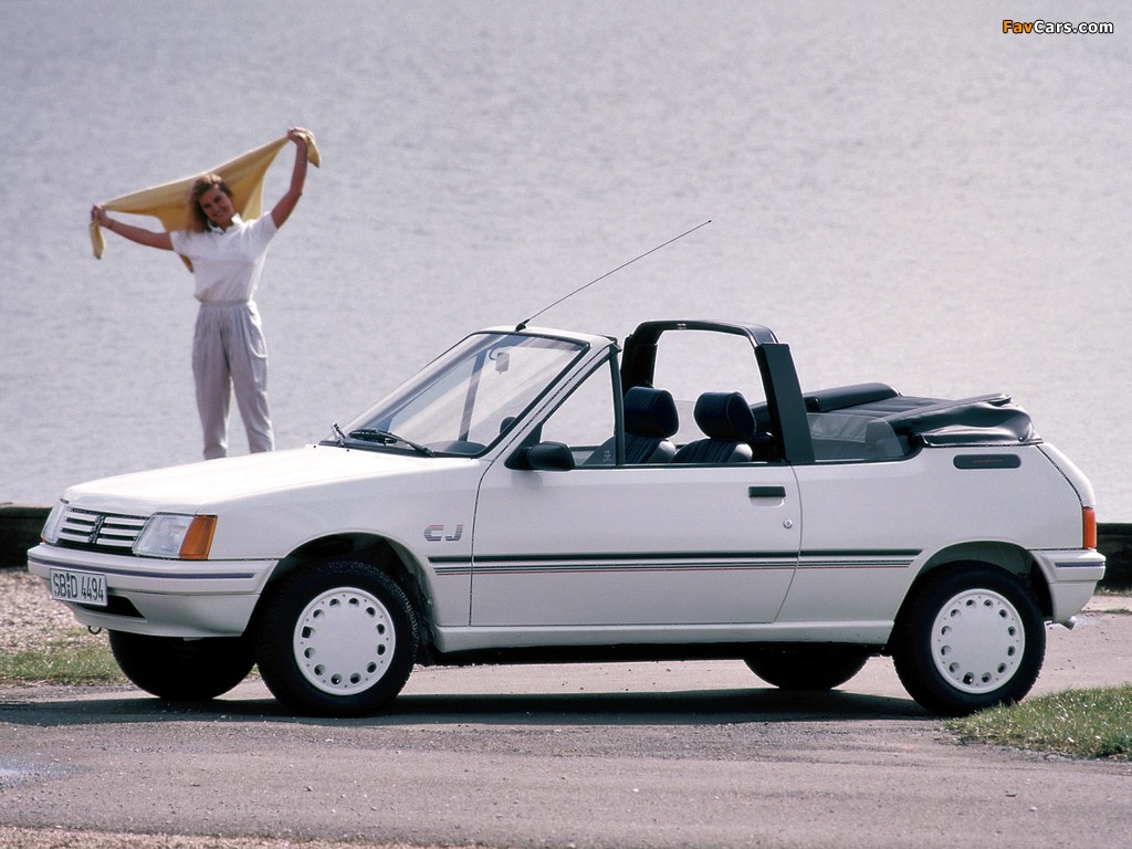 Images of Peugeot 205 SJ Cabrio 1986–90 (1024 x 768)