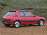 Images of Peugeot 205 GTI UK-spec 1991–94