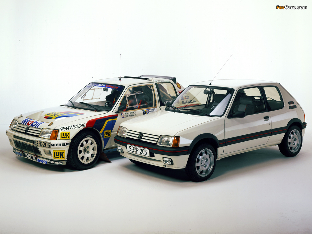Images of Peugeot 205 (1024 x 768)