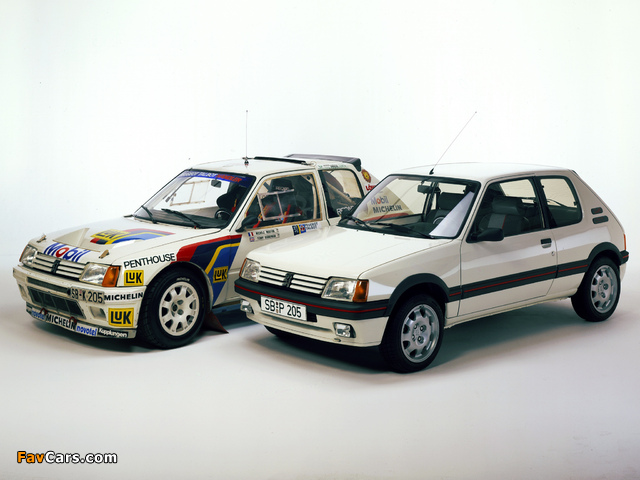 Images of Peugeot 205 (640 x 480)