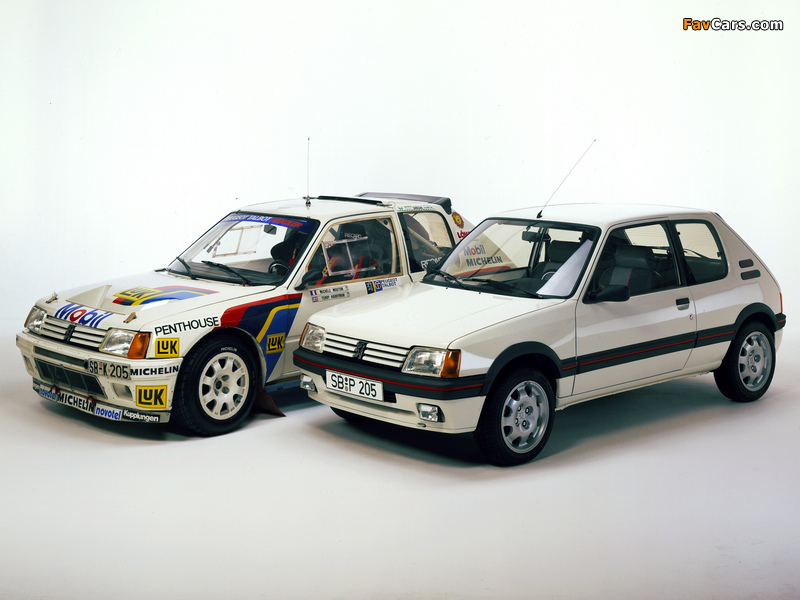 Images of Peugeot 205 (800 x 600)
