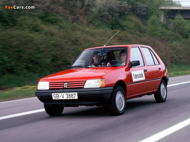 Peugeot 205 5-door 1983–98 images (640 x 480)