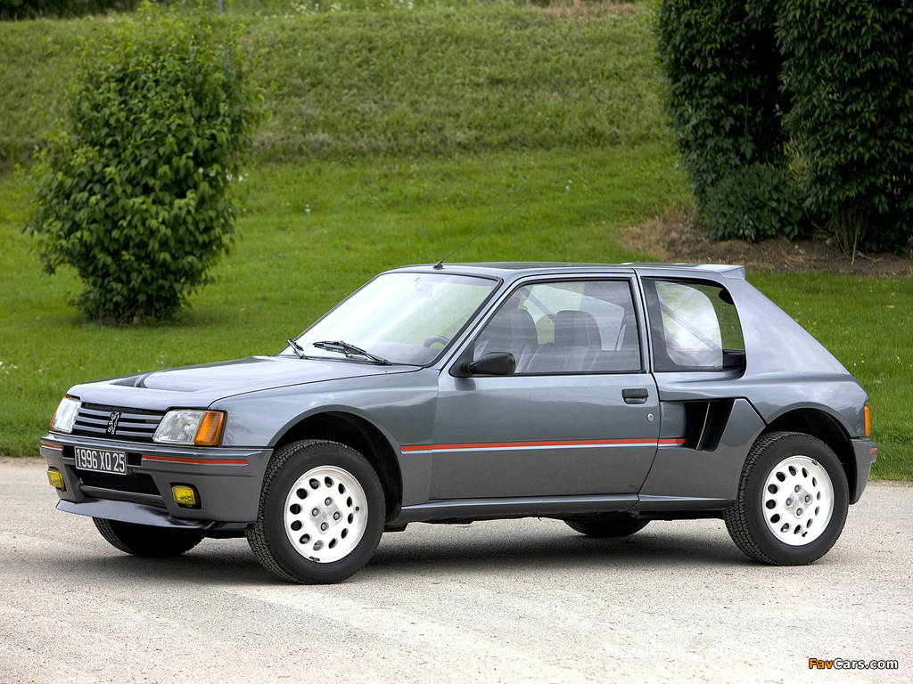 Peugeot 205 T16 1984–85 images (1024 x 768)