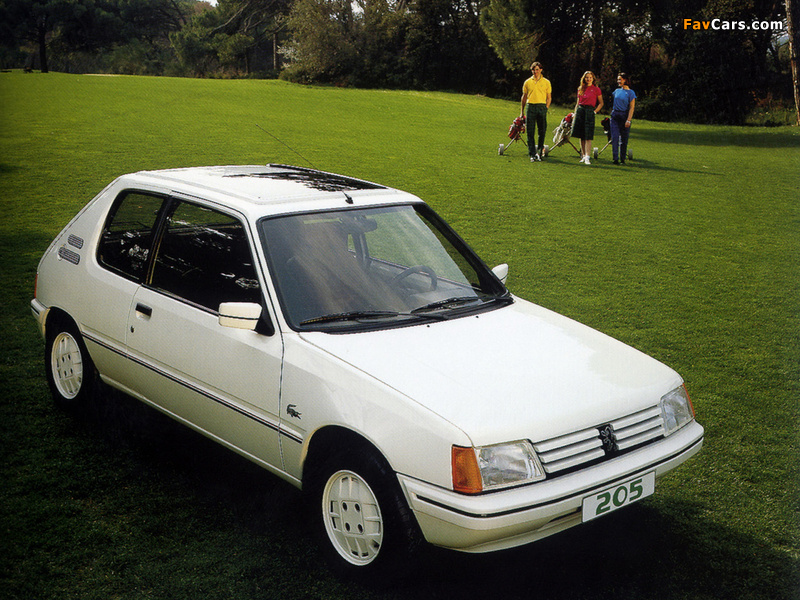 Peugeot 205 Lacoste 1984–86 images (800 x 600)