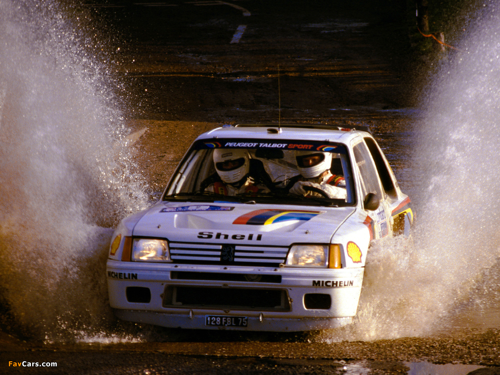 Peugeot 205 T16 Rally Car 1984–85 images (1024 x 768)