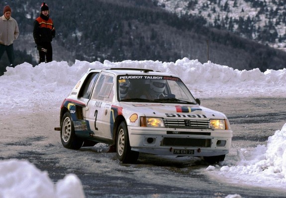 Peugeot 205 T16 Rally Car 1984–85 wallpapers