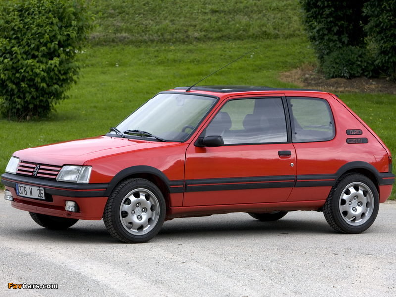 Peugeot 205 GTi 1984–94 wallpapers (800 x 600)