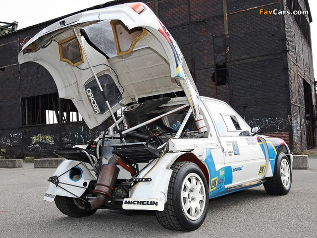 Peugeot 205 T16 Rally Car 1984–85 wallpapers (640 x 480)