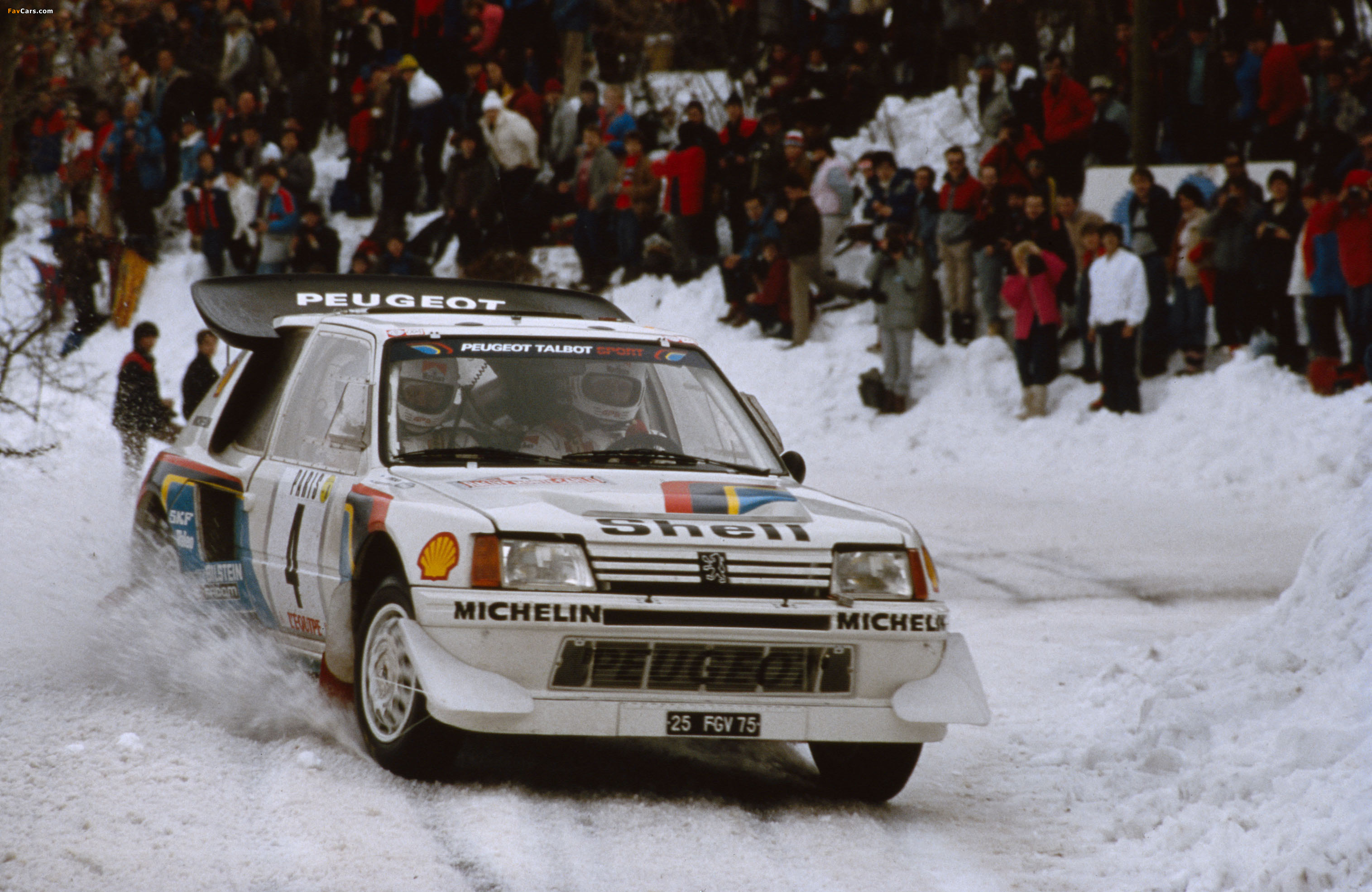 Peugeot 205 T16 Rally Car 1984–86 wallpapers (3030 x 1970)