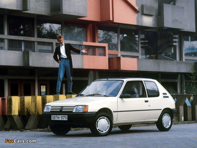 Peugeot 205 3-door 1984–98 wallpapers (640 x 480)