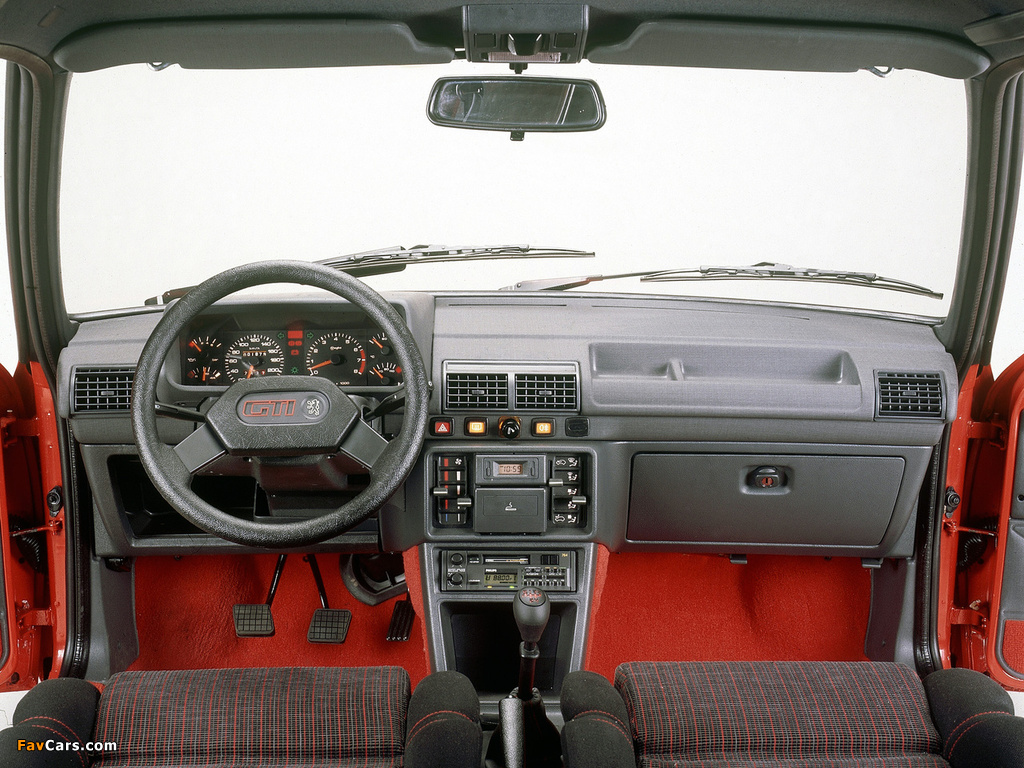 Peugeot 205 GTi 1984–94 wallpapers (1024 x 768)