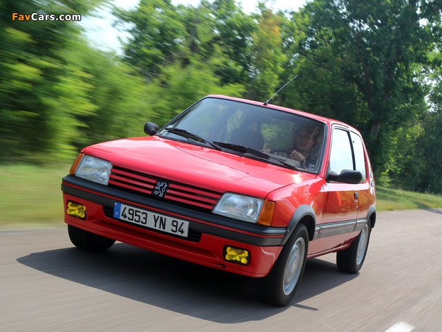 Peugeot 205 GTi 1984–94 wallpapers (640 x 480)