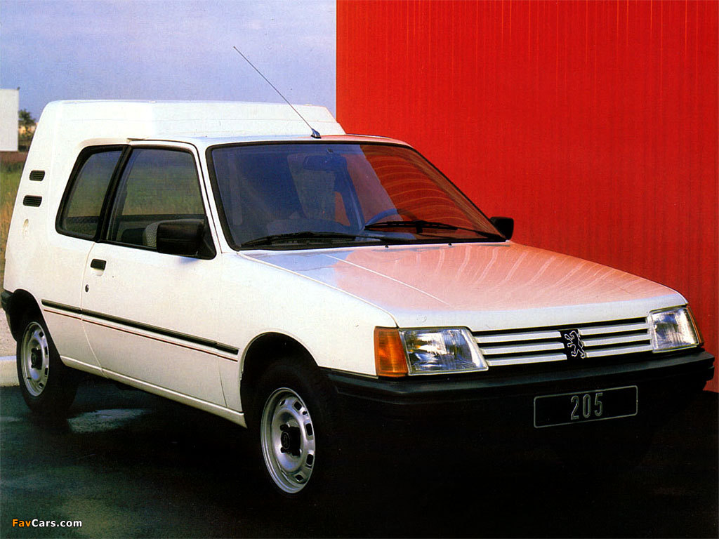Peugeot 205 Multi 1986–90 photos (1024 x 768)