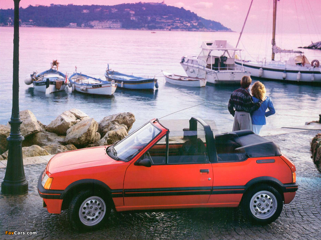 Peugeot 205 Cabrio 1986–94 pictures (1024 x 768)