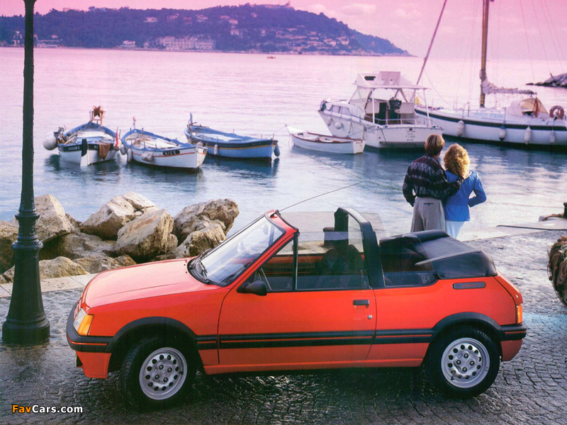 Peugeot 205 Cabrio 1986–94 pictures (800 x 600)