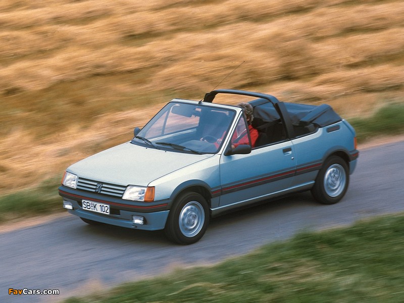 Peugeot 205 Cabrio 1986–94 pictures (800 x 600)