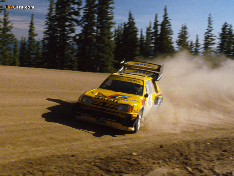 Peugeot 205 T16 Pikes Peak 1987 images (800 x 600)