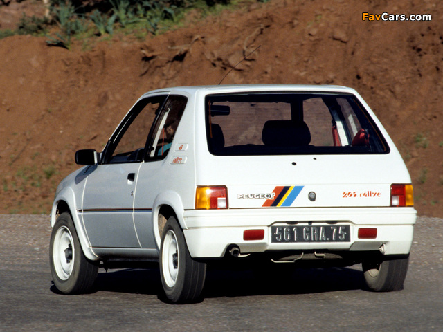 Peugeot 205 Rallye 1988–90 pictures (640 x 480)