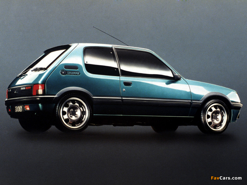 Peugeot 205 GTI Griffe 1991 wallpapers (800 x 600)