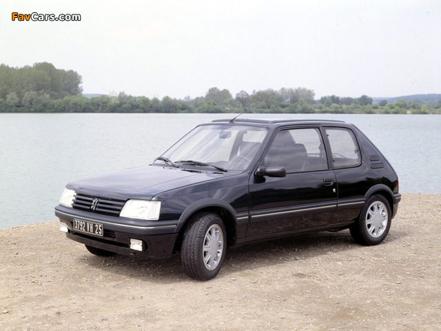 Peugeot 205 Gentry 1992–93 pictures (640 x 480)
